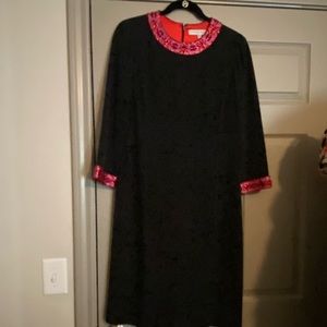 Carolina Herrera New York Black Cocktail Dress